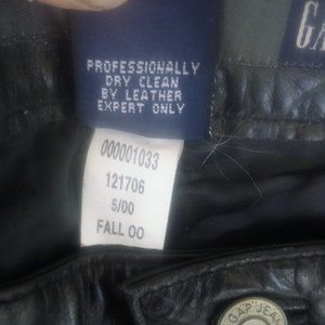 Vintage leather pants GAP